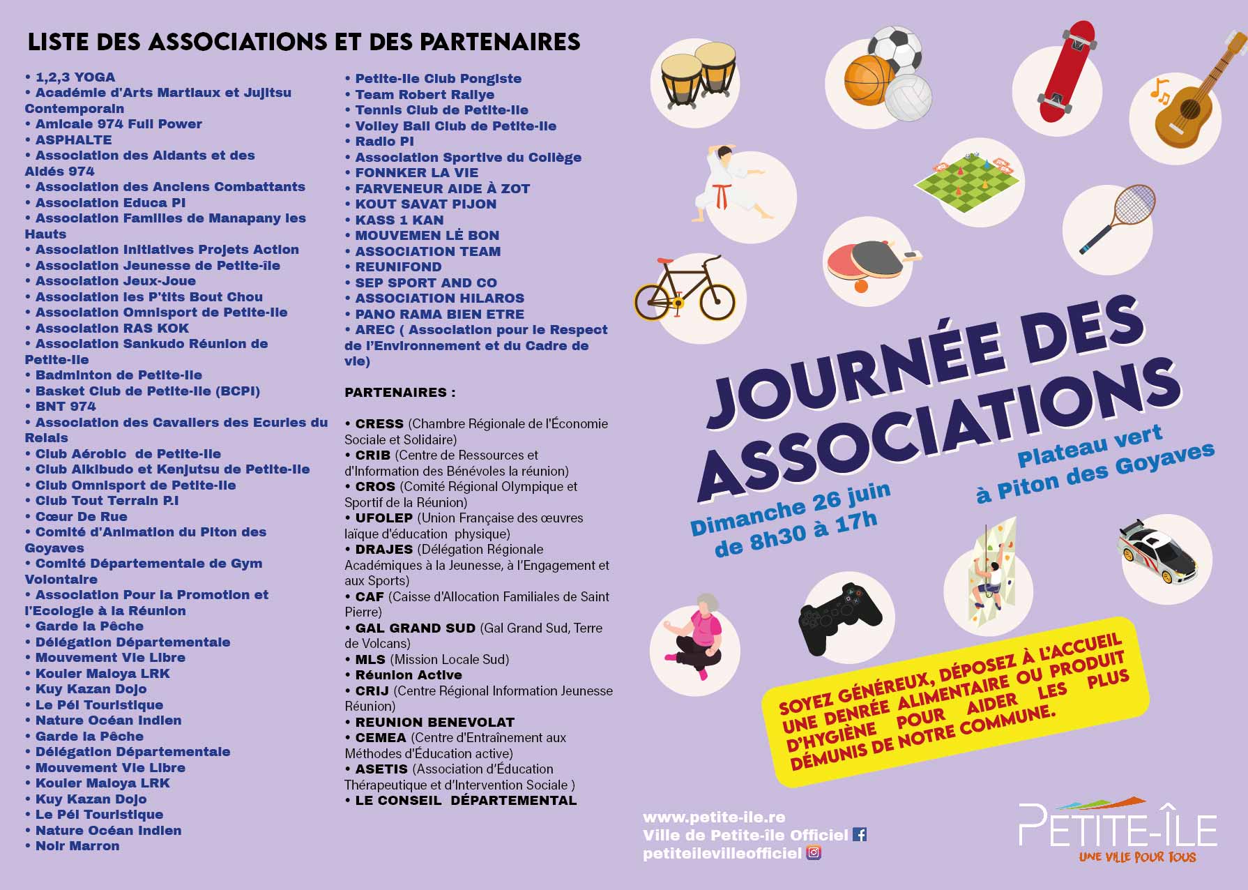 Flyer journée des associations recto