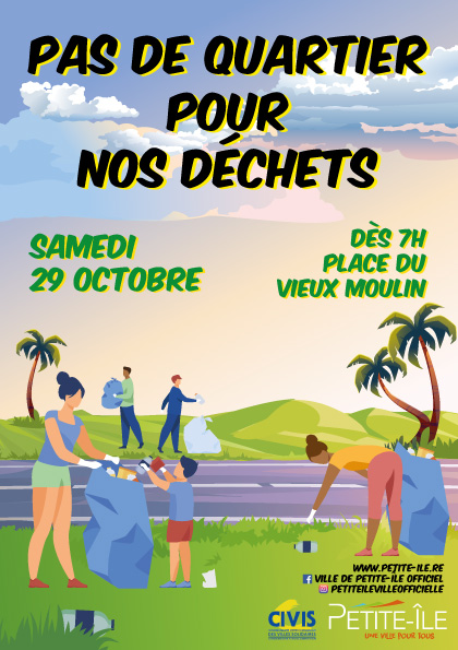 Flyer Pas de quartier pour nos déchets-recto