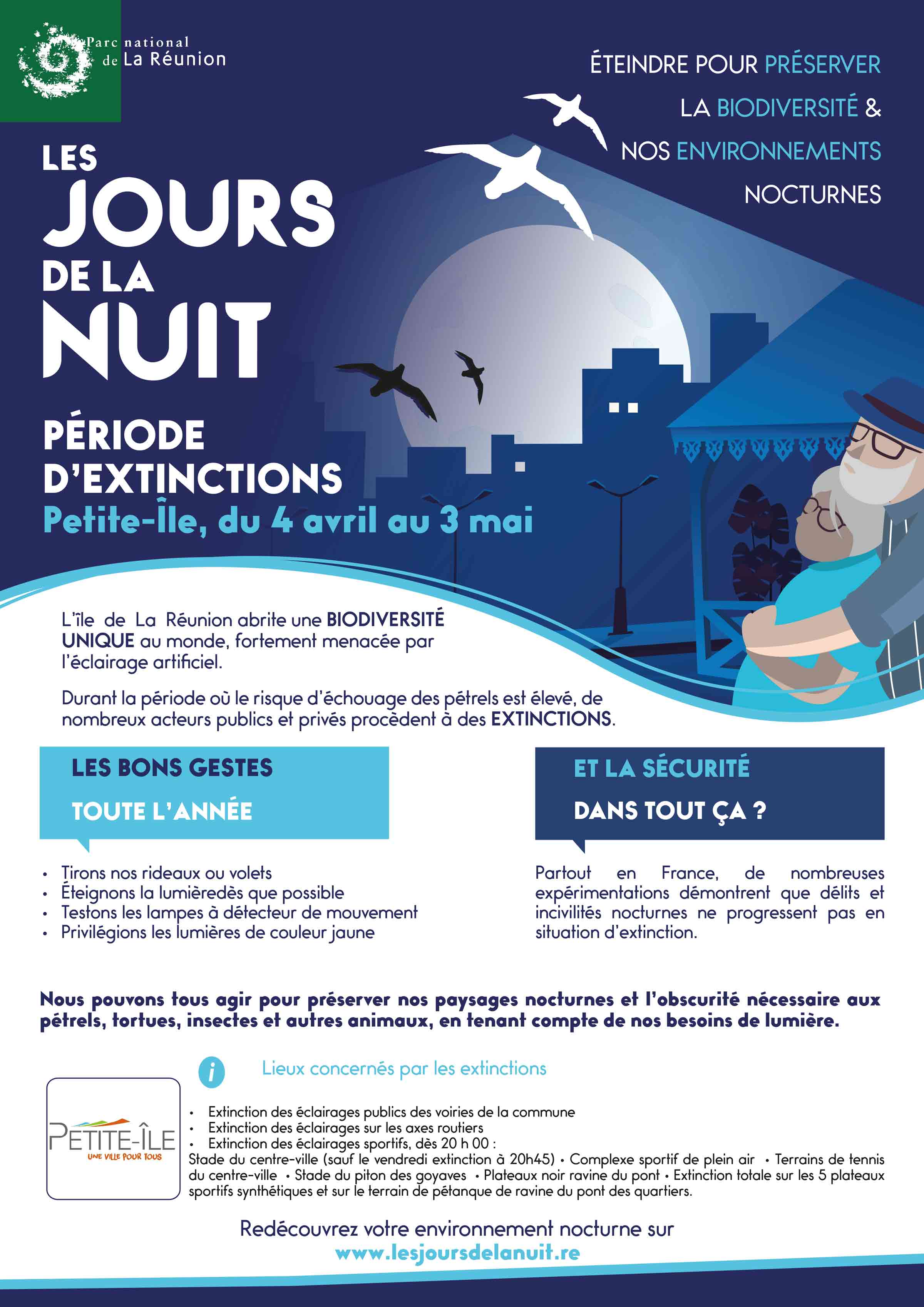 Affiche les jours de la nuits 2024