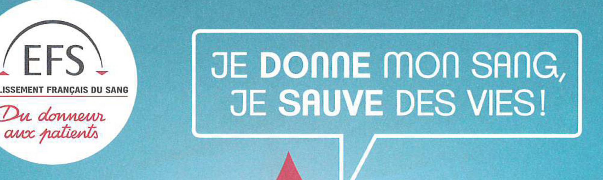 Donnez votre sang