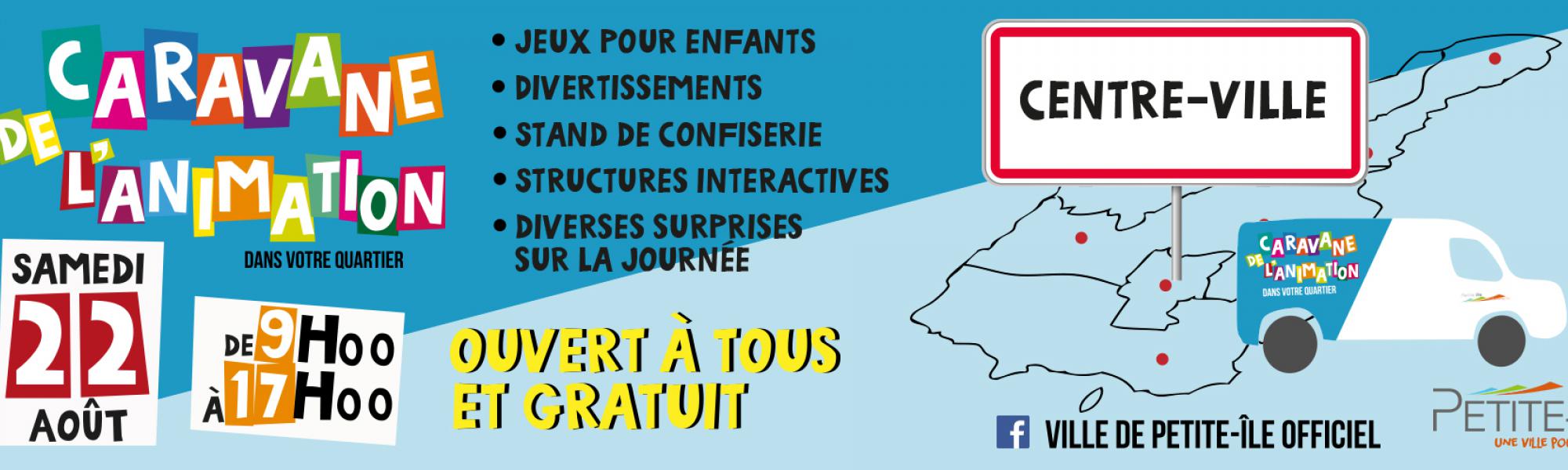 bandeau caravane de l'animation du samedi 22 août 2020