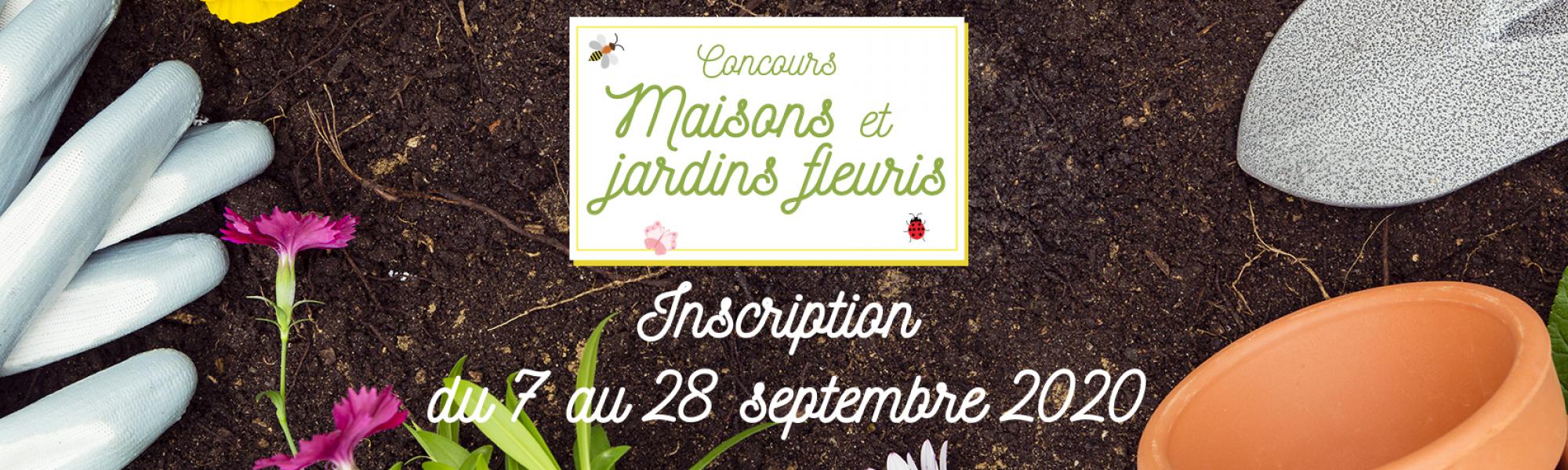 Bandeau concours maisons et jardins fleuris