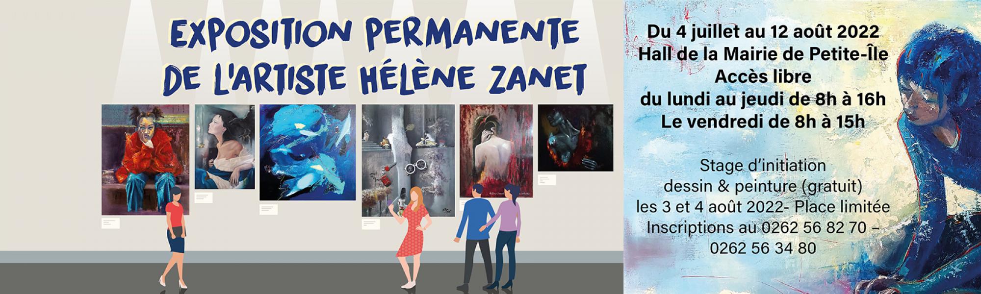 Exposition permanente  de l’artiste Hélène Zanet