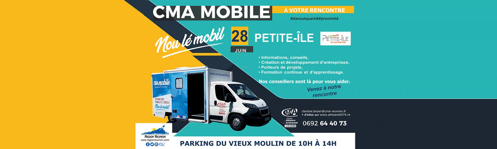 Bandeau CMA mobile du mercredi 28 juin 2023