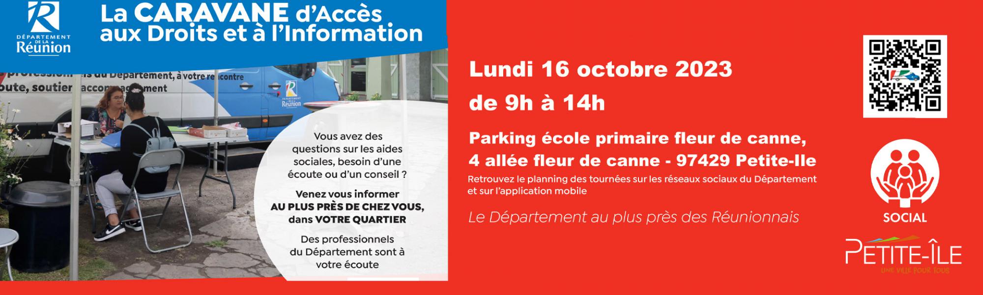 Caravane d'accès aux droits et à l'information du 16 octobre 