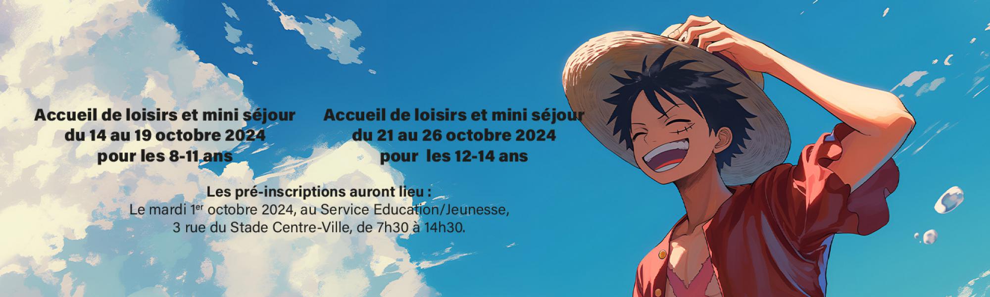 Bandeau séjour vacances au mois d’octobre 2024
