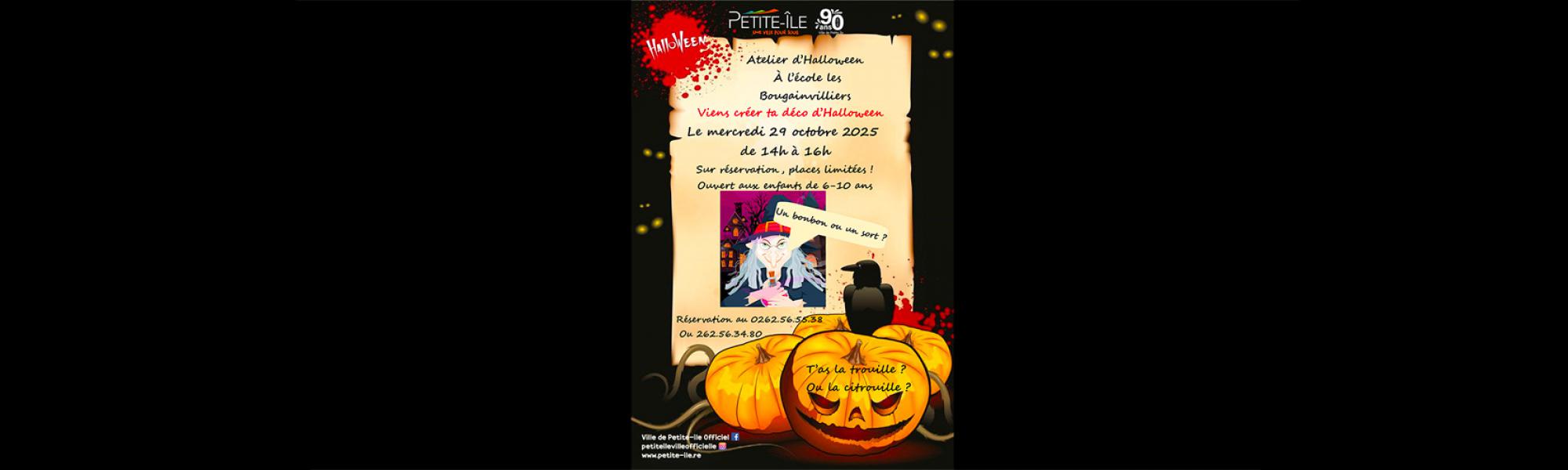 Bandeau atelier Halloween