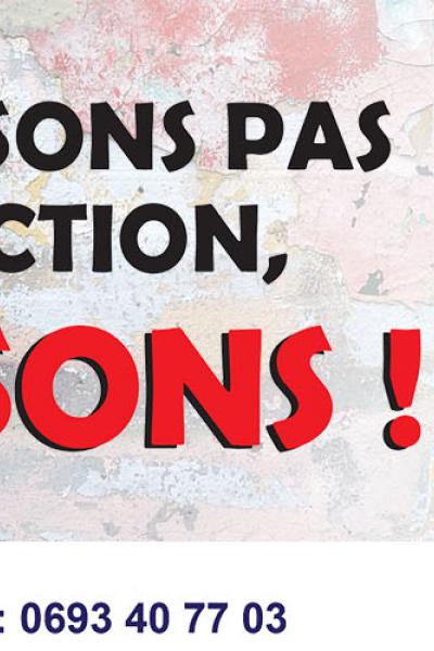 bandeau pas de quartier pour nos déchets