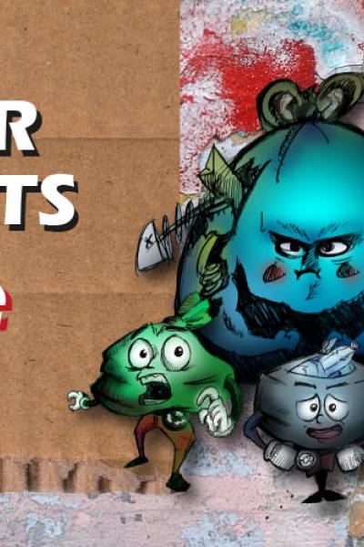 Bandeau pas de quartier pour nos déchets