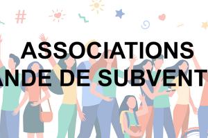 Bandeau associations demande de subvention 