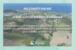 Avis enquete PAEN du 26 octobre au 26 novembre 2021  