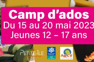 Bandeau camp d'ados mai 2023