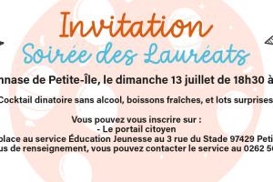 Bandeau inscription soirée des lauréats