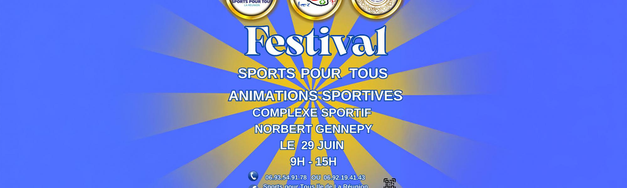 Festival sports pour tous le dimanche 29 juin