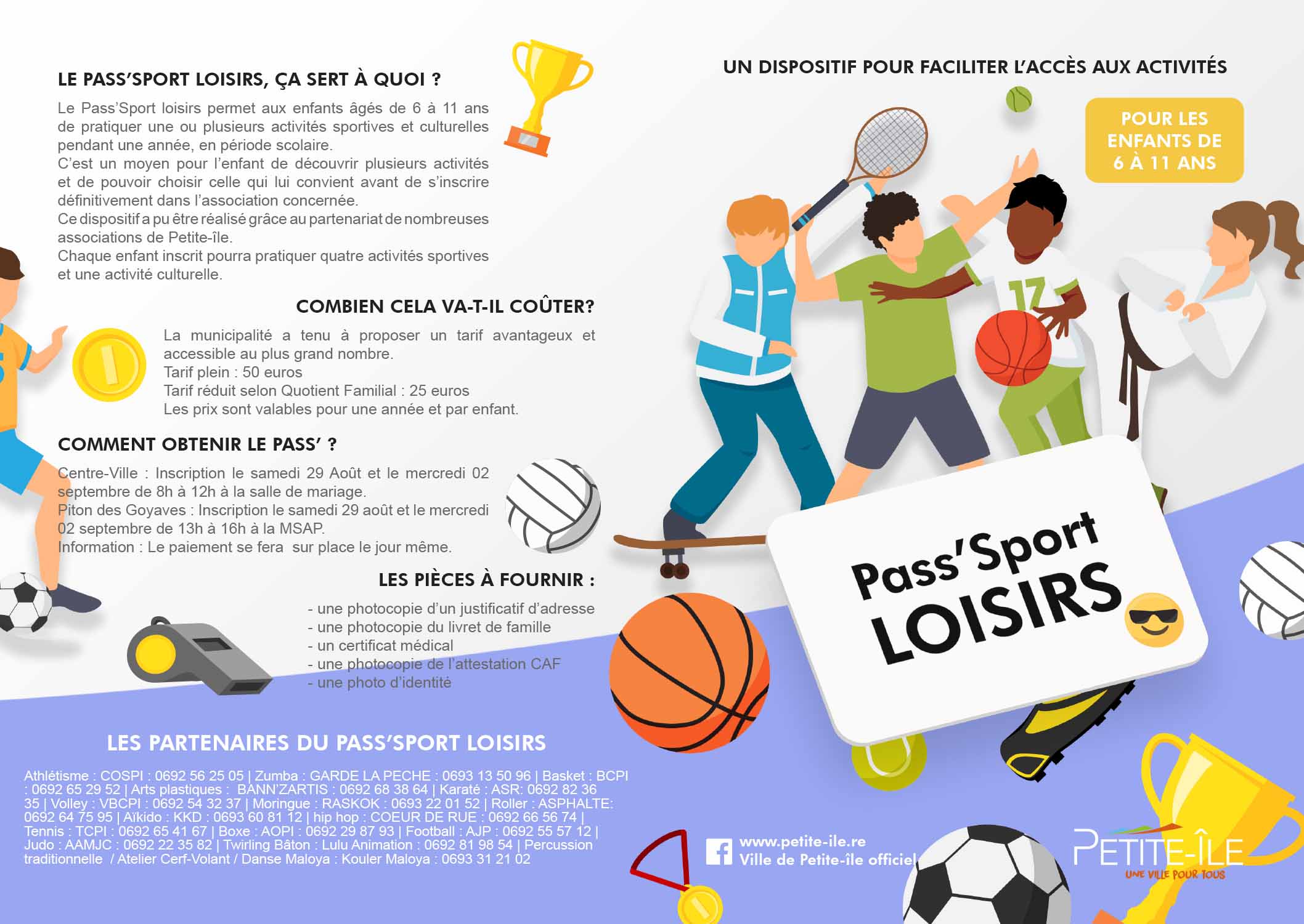 flyer recto pass'sport loisirs