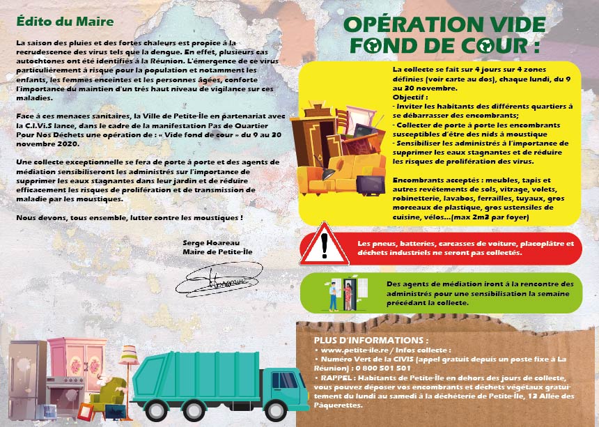 Flyer pas de quartier pour nos déchets-verso