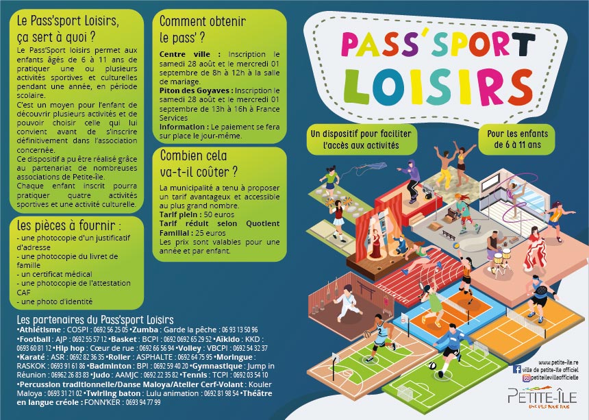 Flyer pass'sport loisirs recto