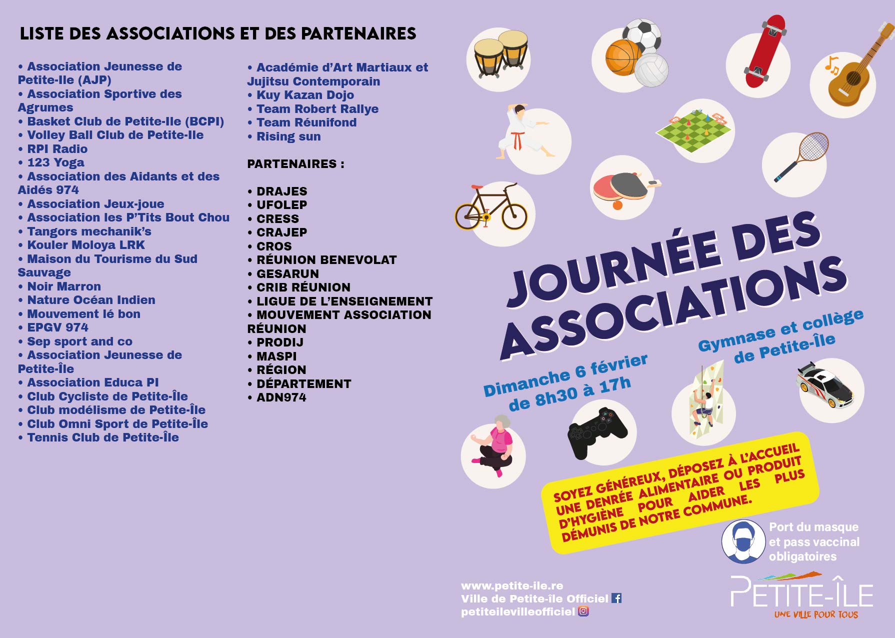 Flyer journée des associations recto