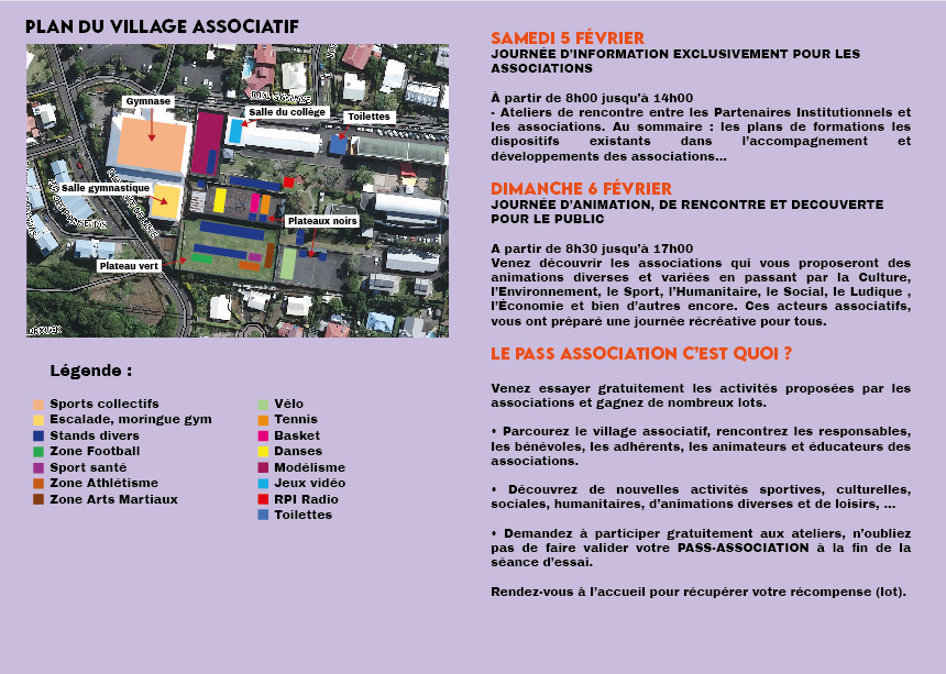 Flyer journée des associations verso