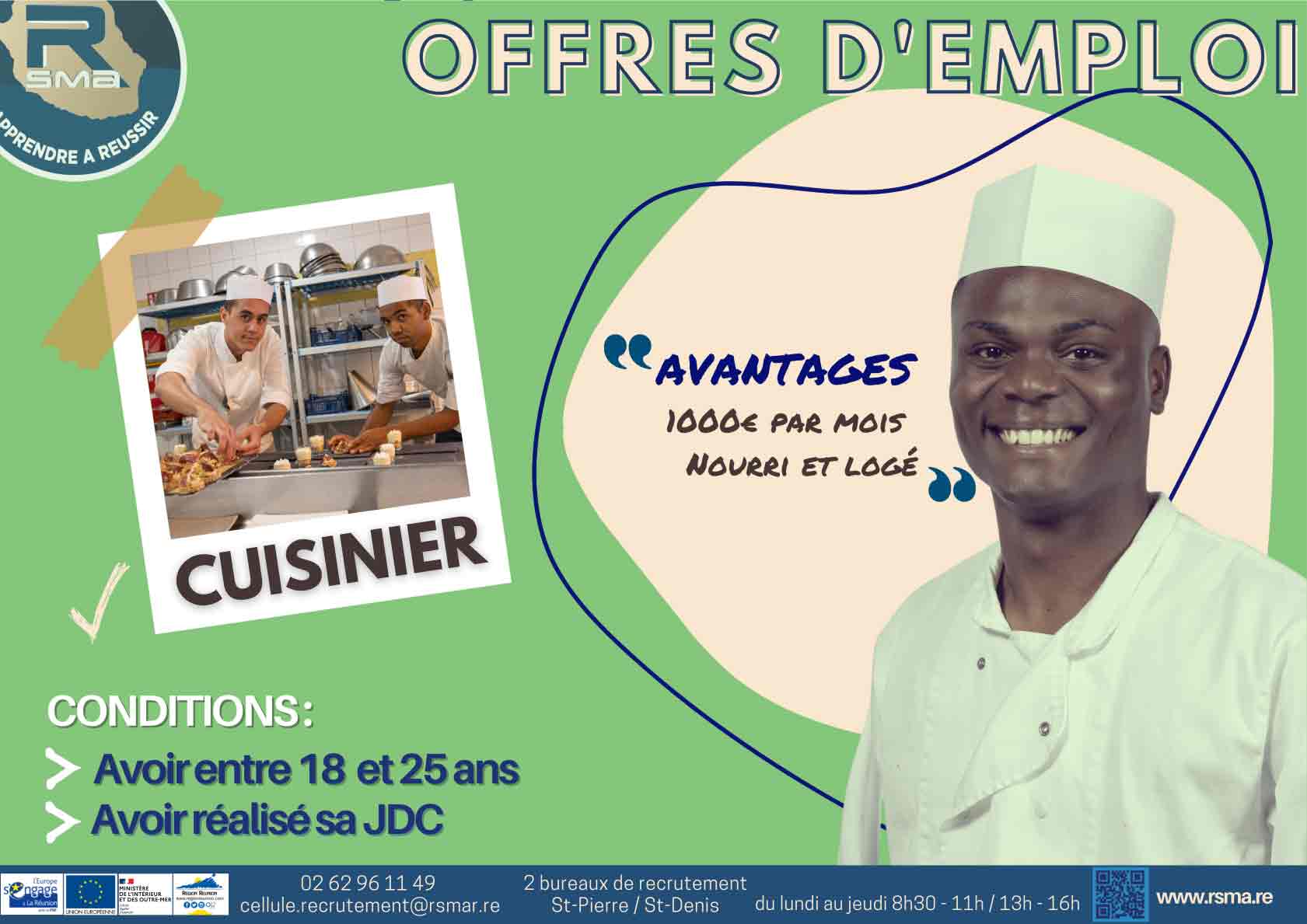 Offre de formation - Cuisinier