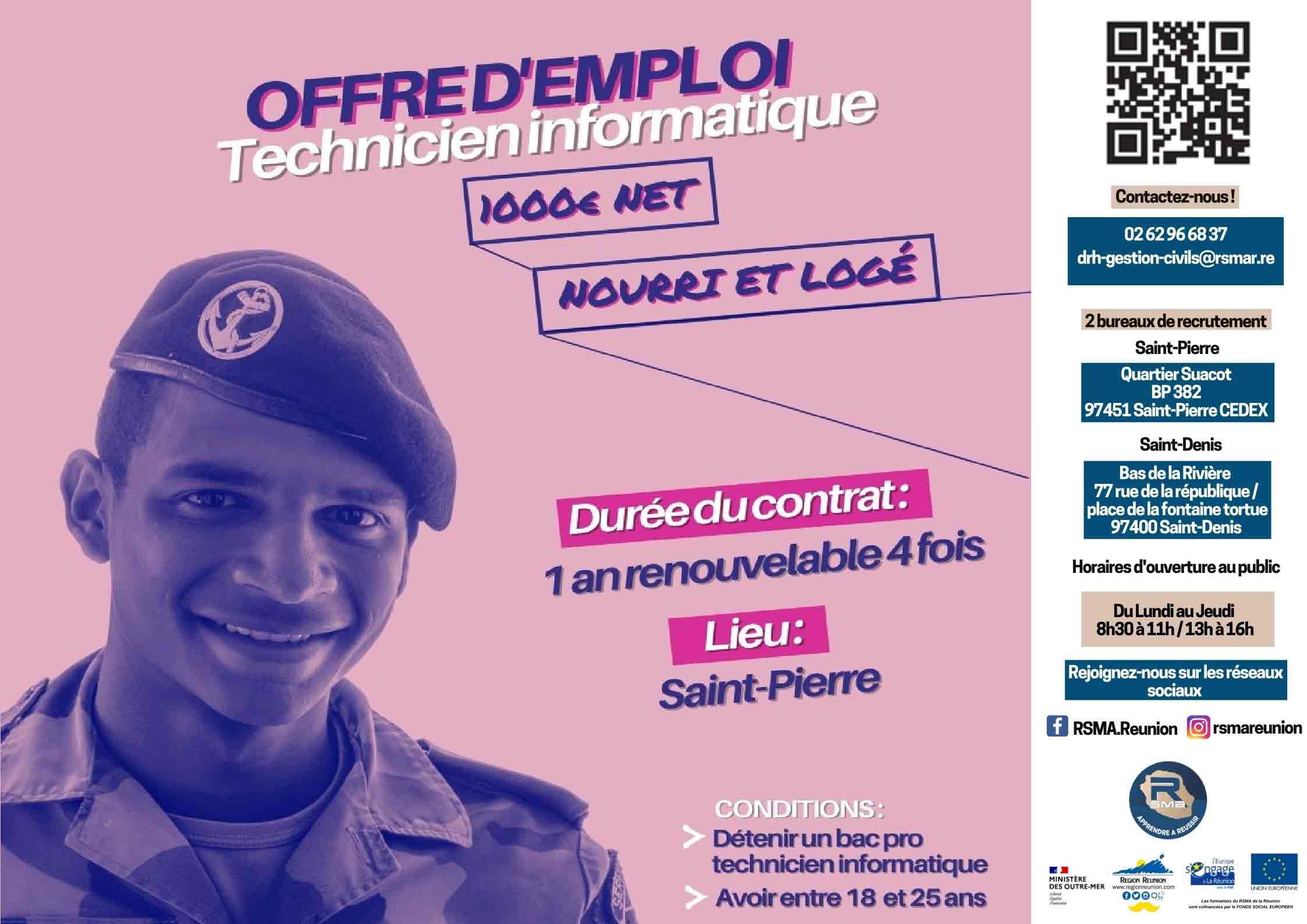 Offre de formation - Technicien informatique