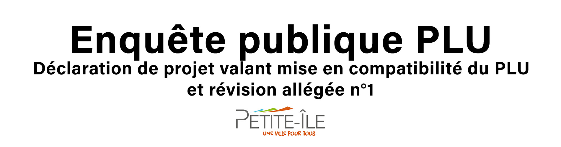 enquete public plu DP et révision allégée