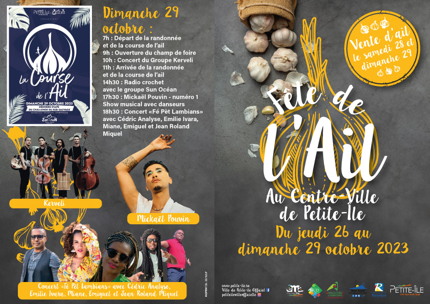 Flyer fête de l'ail - recto