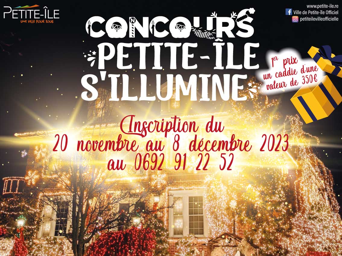 4x3 concours Petite-Île s'illumine