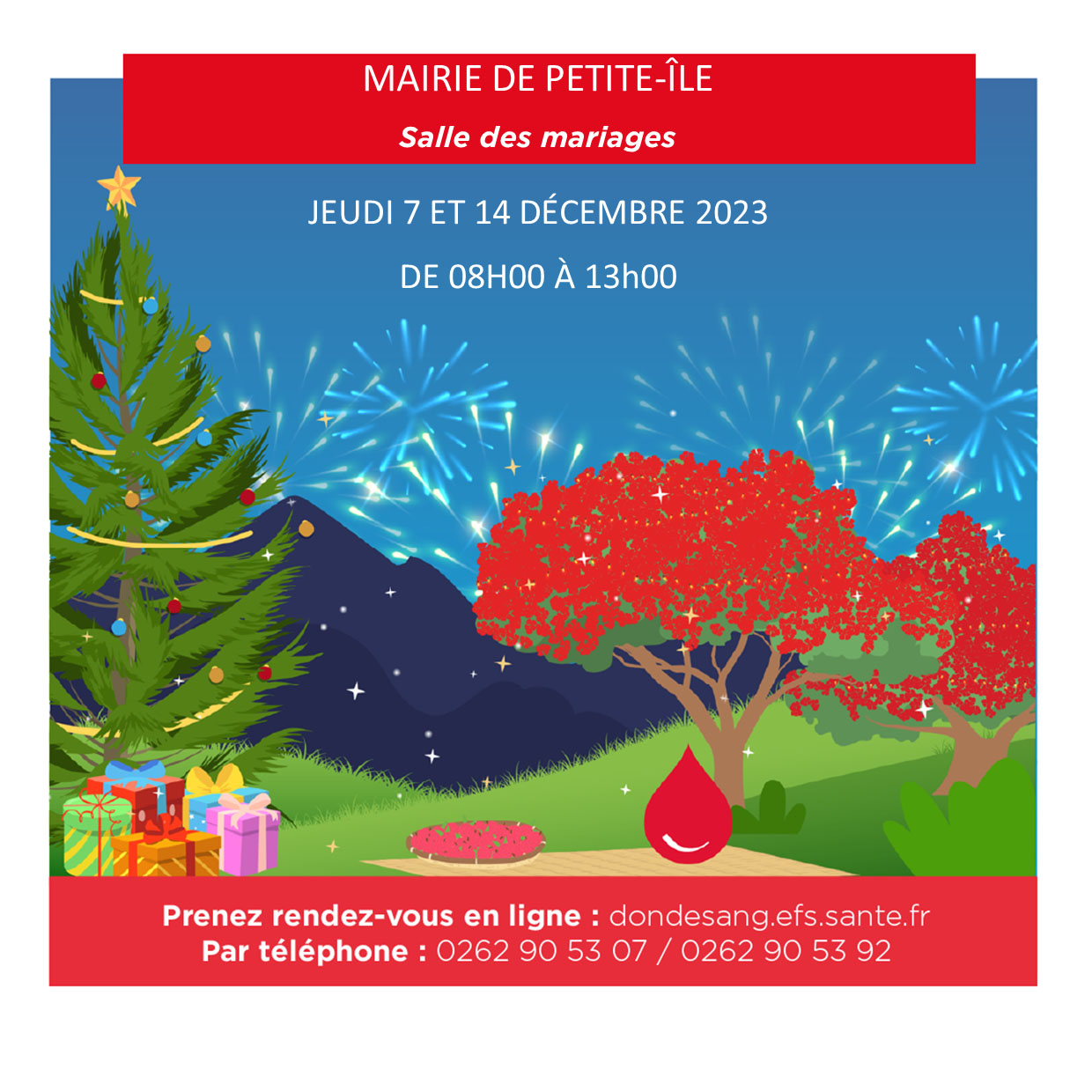 Don du sang du 7 et 14 décembre