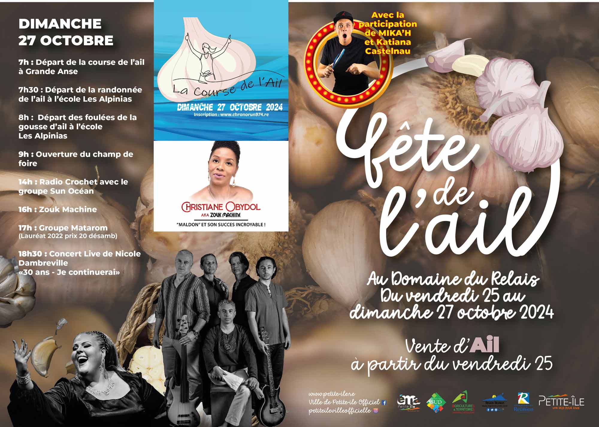 Flyer fête de l'ail recto