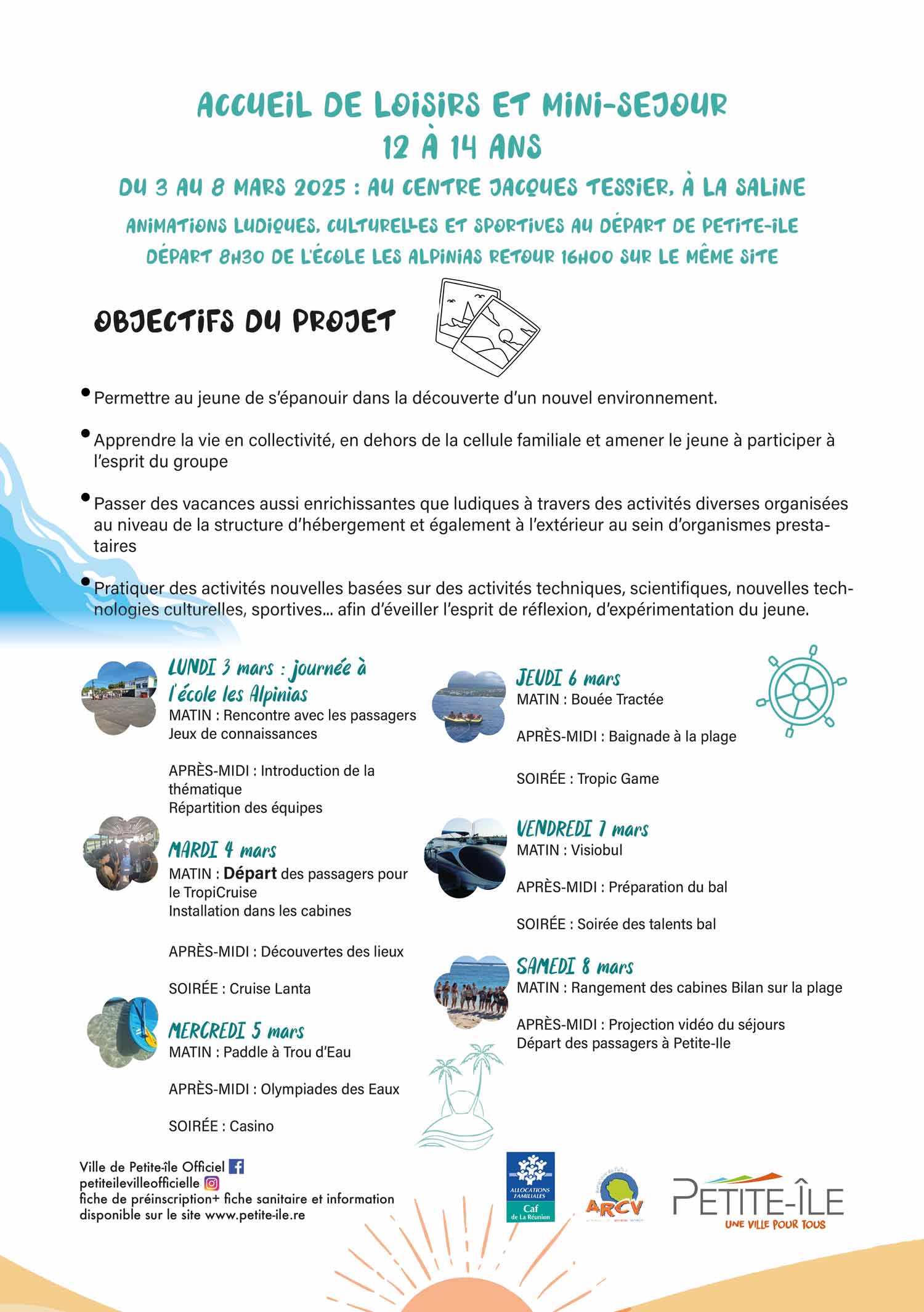 Flyer accueil de loisir mars 2025
