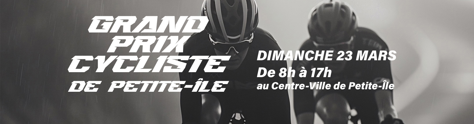 Bandeau grand prix cycliste de Petite-Île
