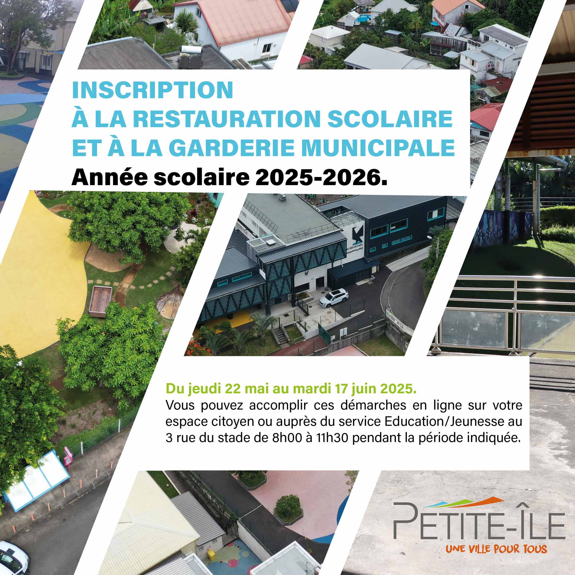 Vignette inscription à la restauration scolaire et à la garderie municipale – année scolaire 2025-2026.