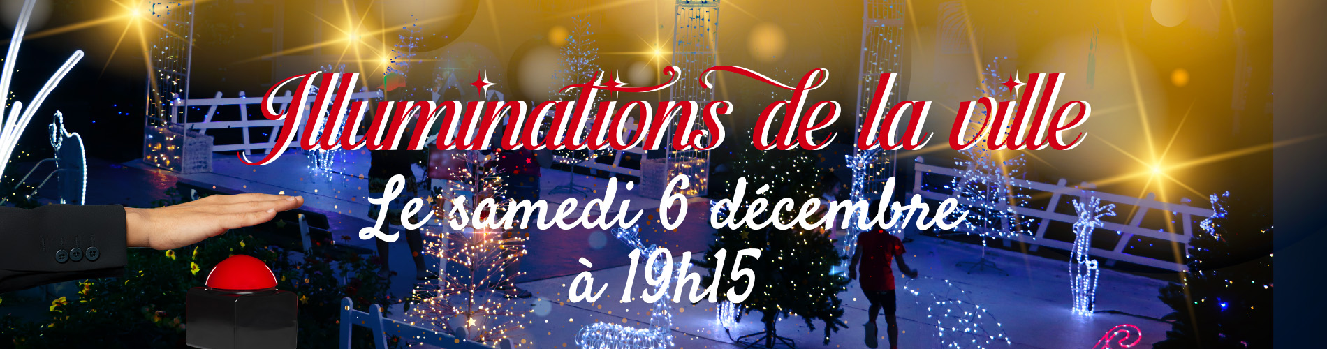 Bandeau illumination de la ville