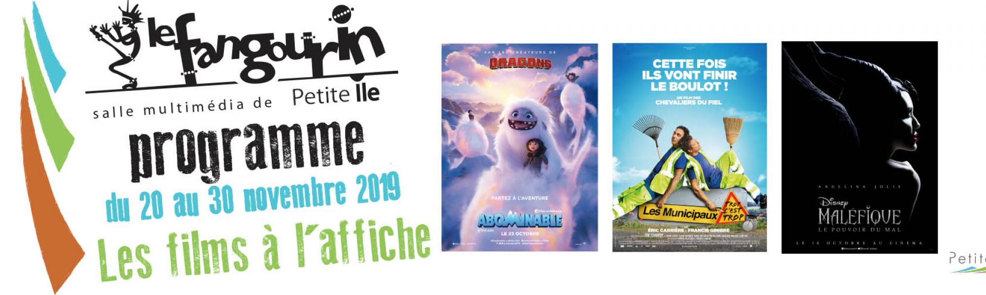 Bandeau cinéma novembre 2019
