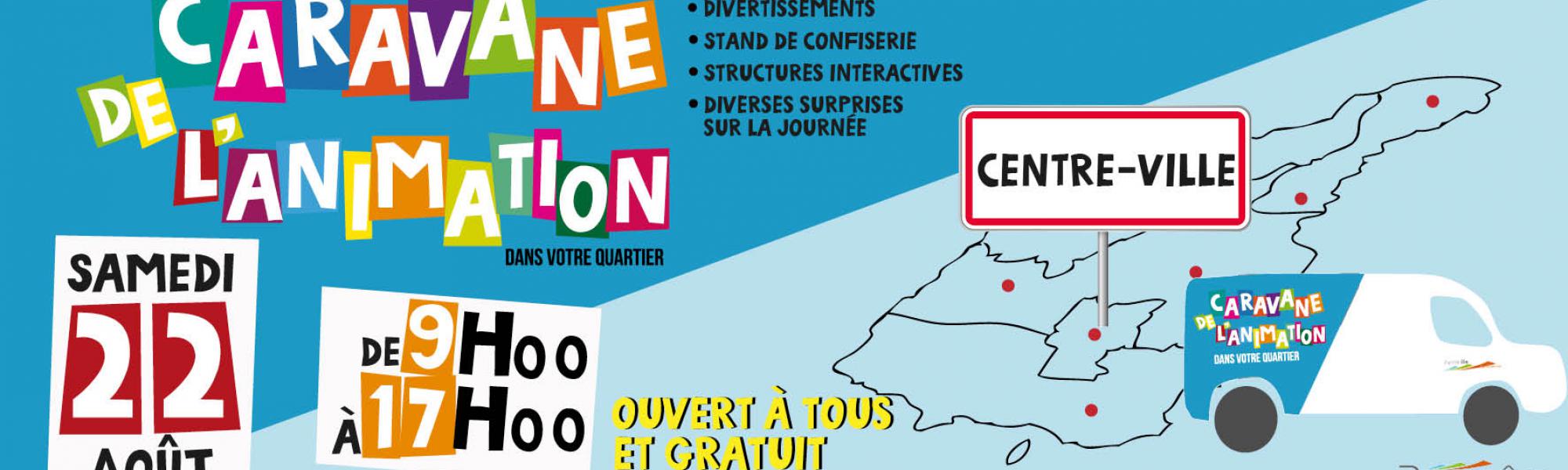 bandeau caravane de l'animation du samedi 22 août 2020