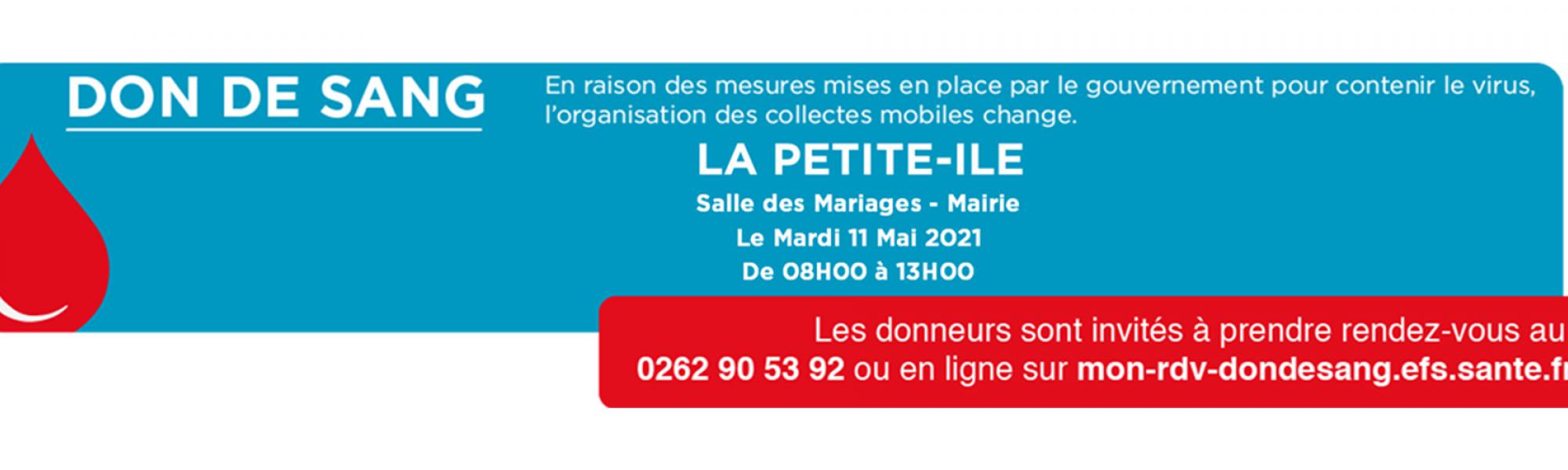 Bandeau don du sang du 11 mai 2021