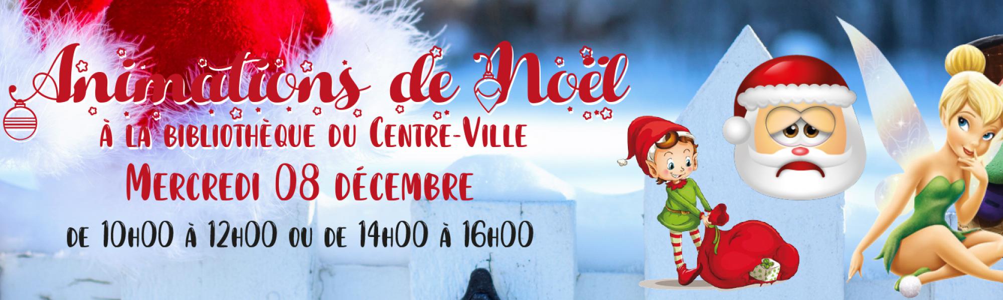 Bandeau animations de noël