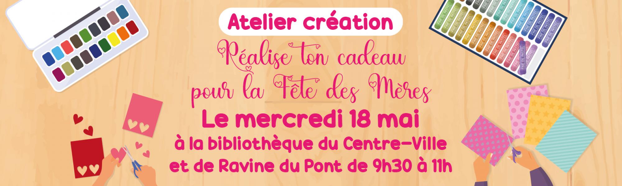 Bandeau atelier création pour la fête des mères