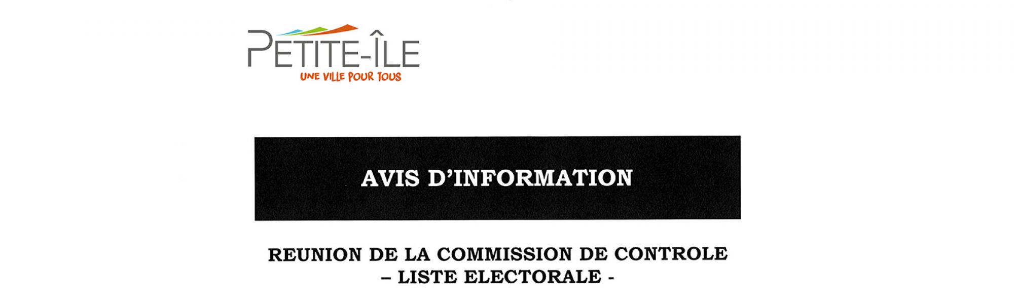 Bandeau réunion de la commission de contrôle 