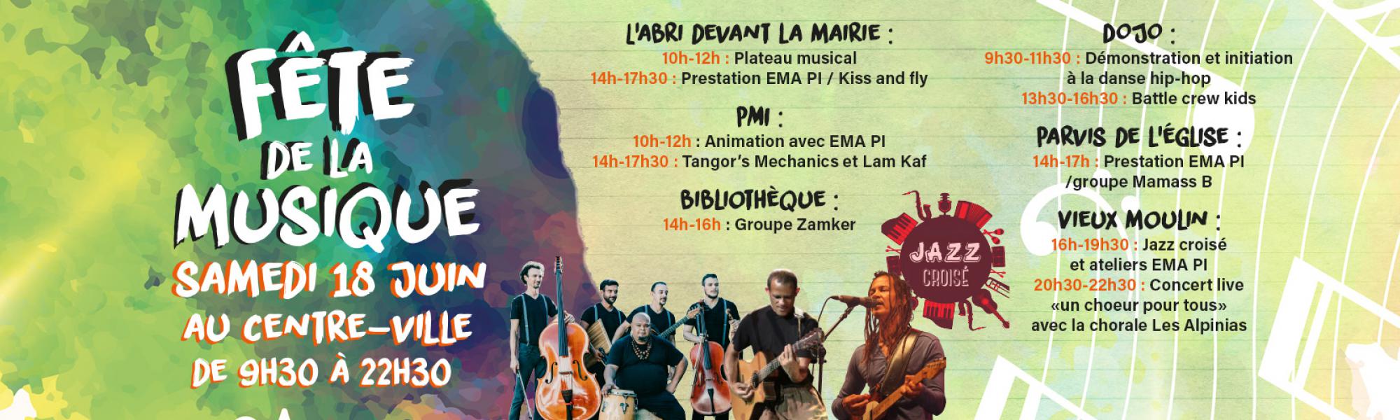 Bandeau fête de la musique