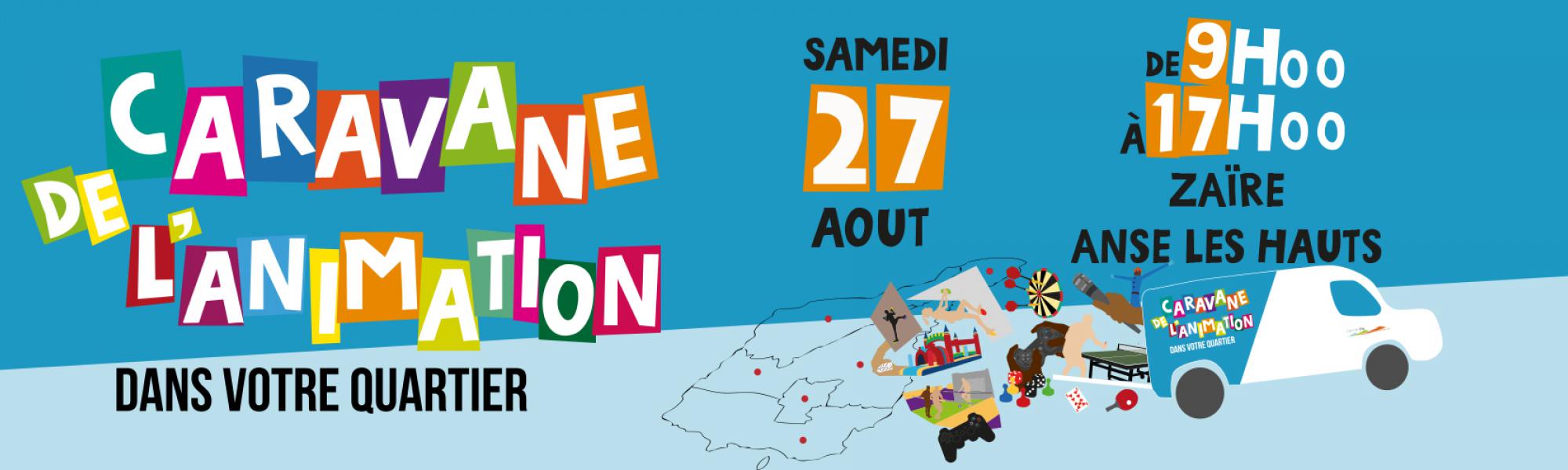 Bandeau caravane de l'animation du 27 août