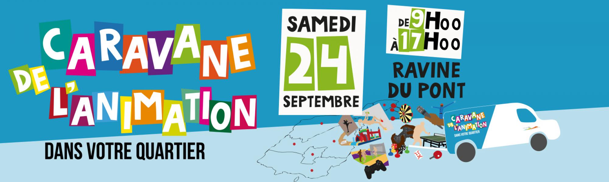 Bandeau caravane de l'animation du samedi 24 septembre