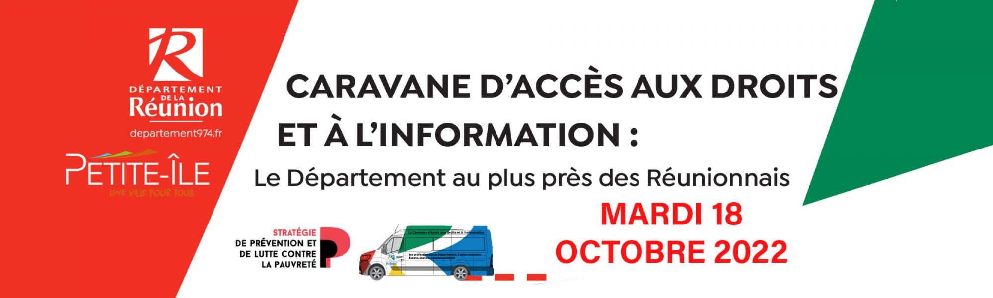 Bandeau caravane d'accès aux droits et à l'information