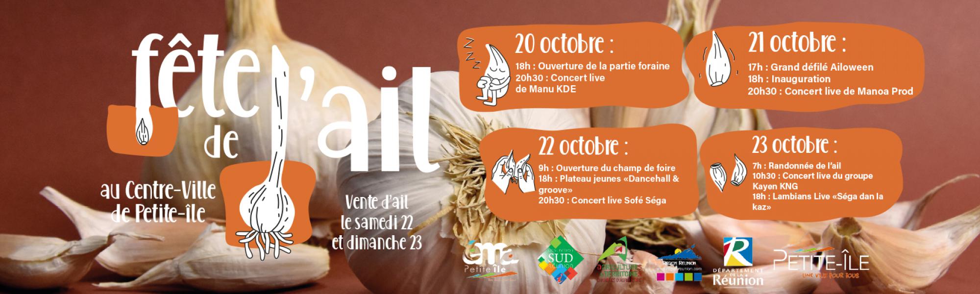 Bandeau fête de l'ail 2022