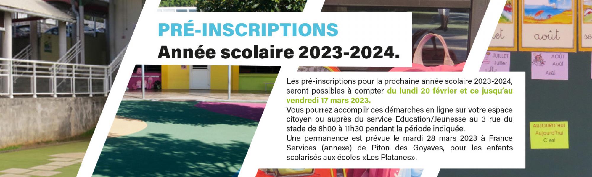 Bandeau pré-inscription 2023-2024