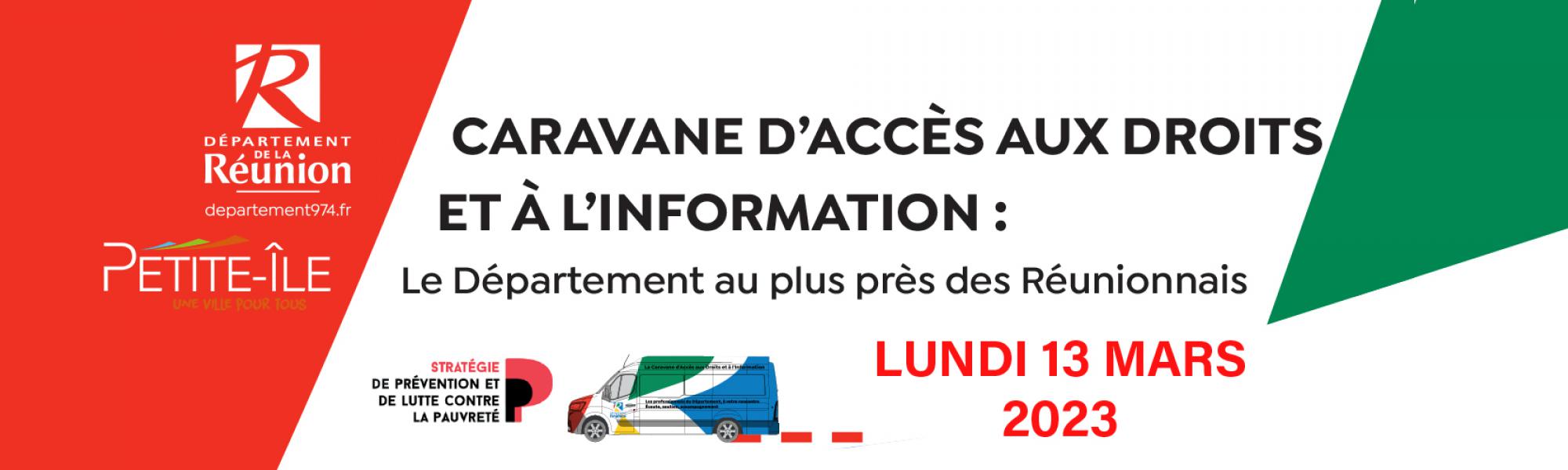 Bandeau Caravane d'accès aux droits et à l'information