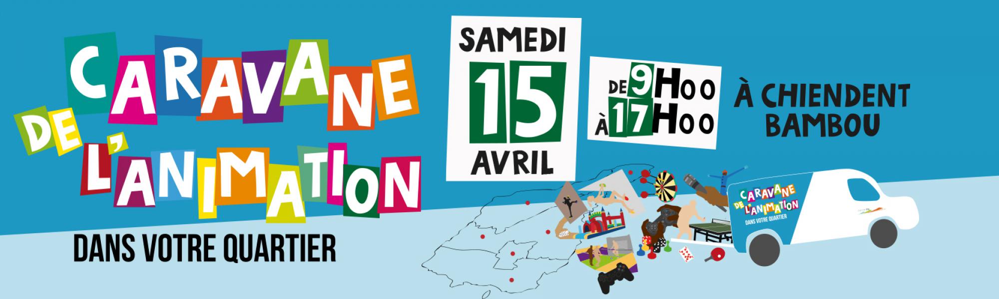 Bandeau caravane de l'animation du samedi 15 avril 