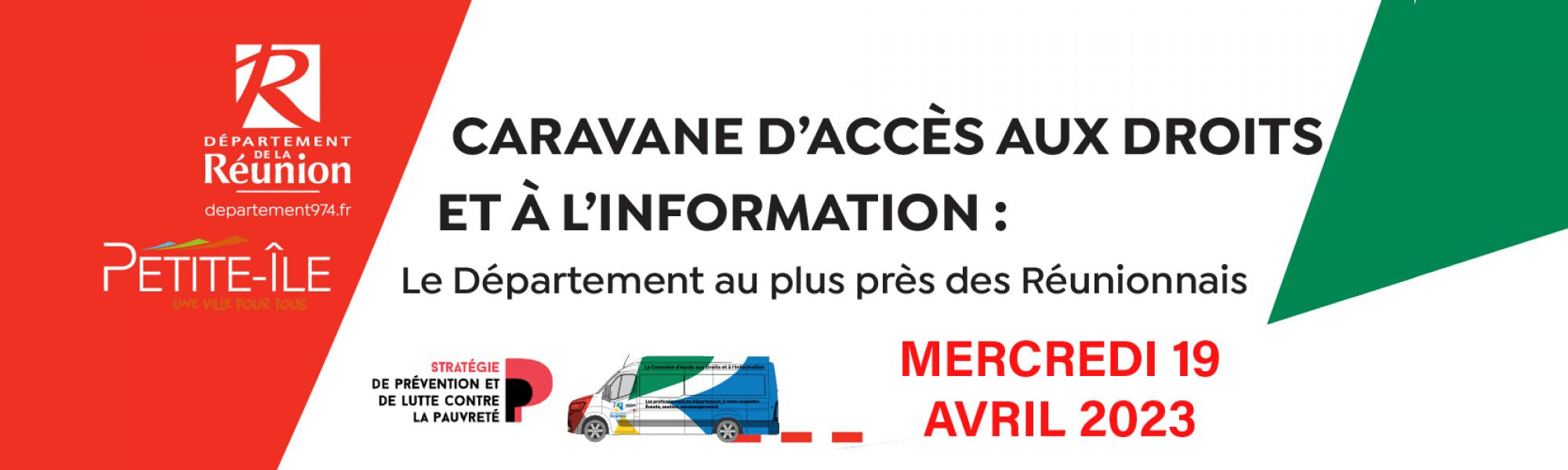 Caravane d'accès aux droits et à l'information du mercredi 19 avril