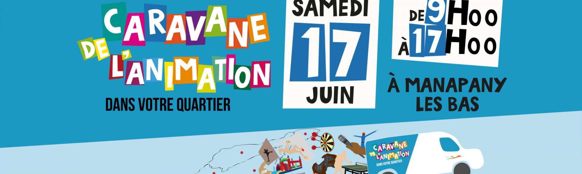 Caravane de l'animation à Manapany Les Bas